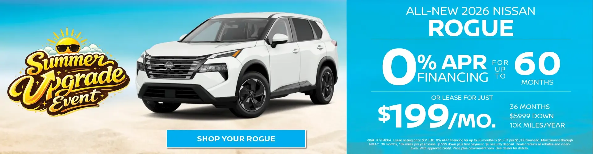 New 2026 Nissan Rogue Special